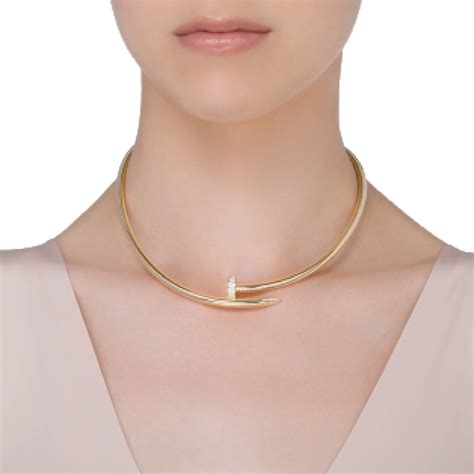 cartier nail necklace